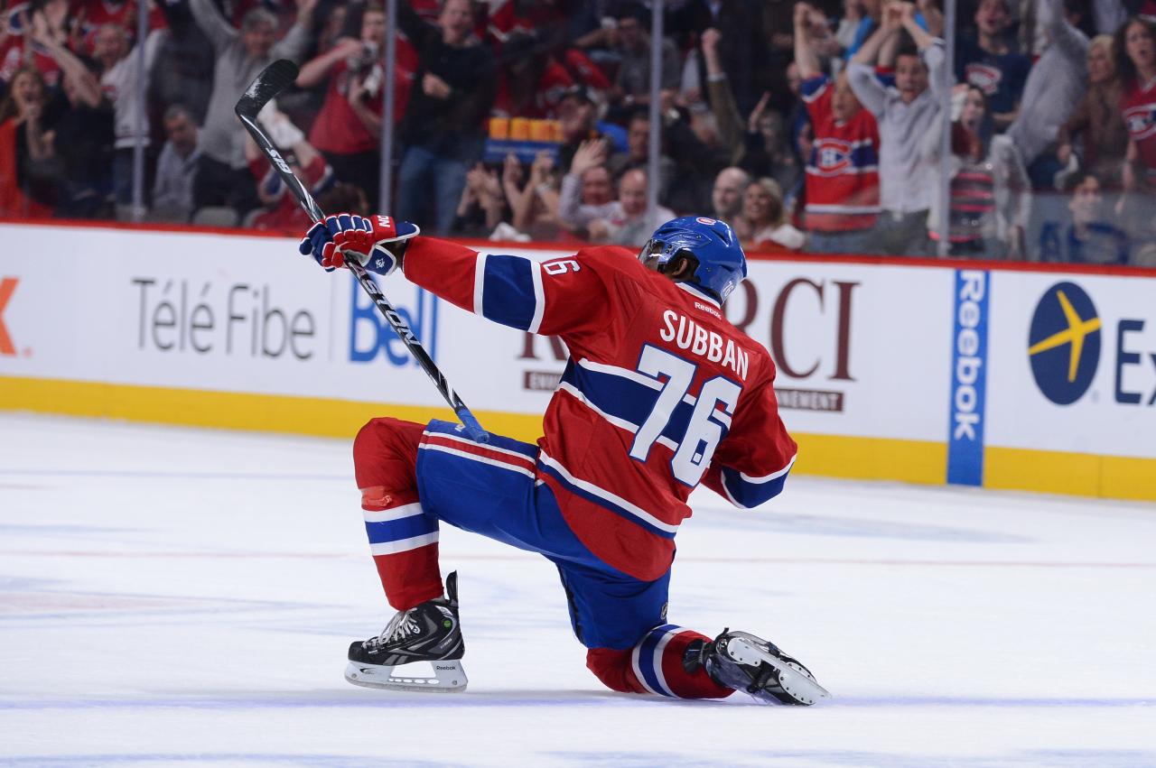 Subban montreal canadiens hockey defenseman hoping deal playoff warms skate pregame