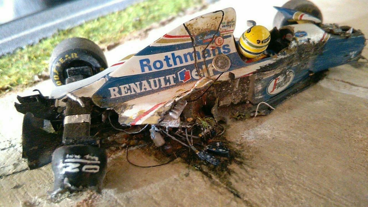 Senna crash video