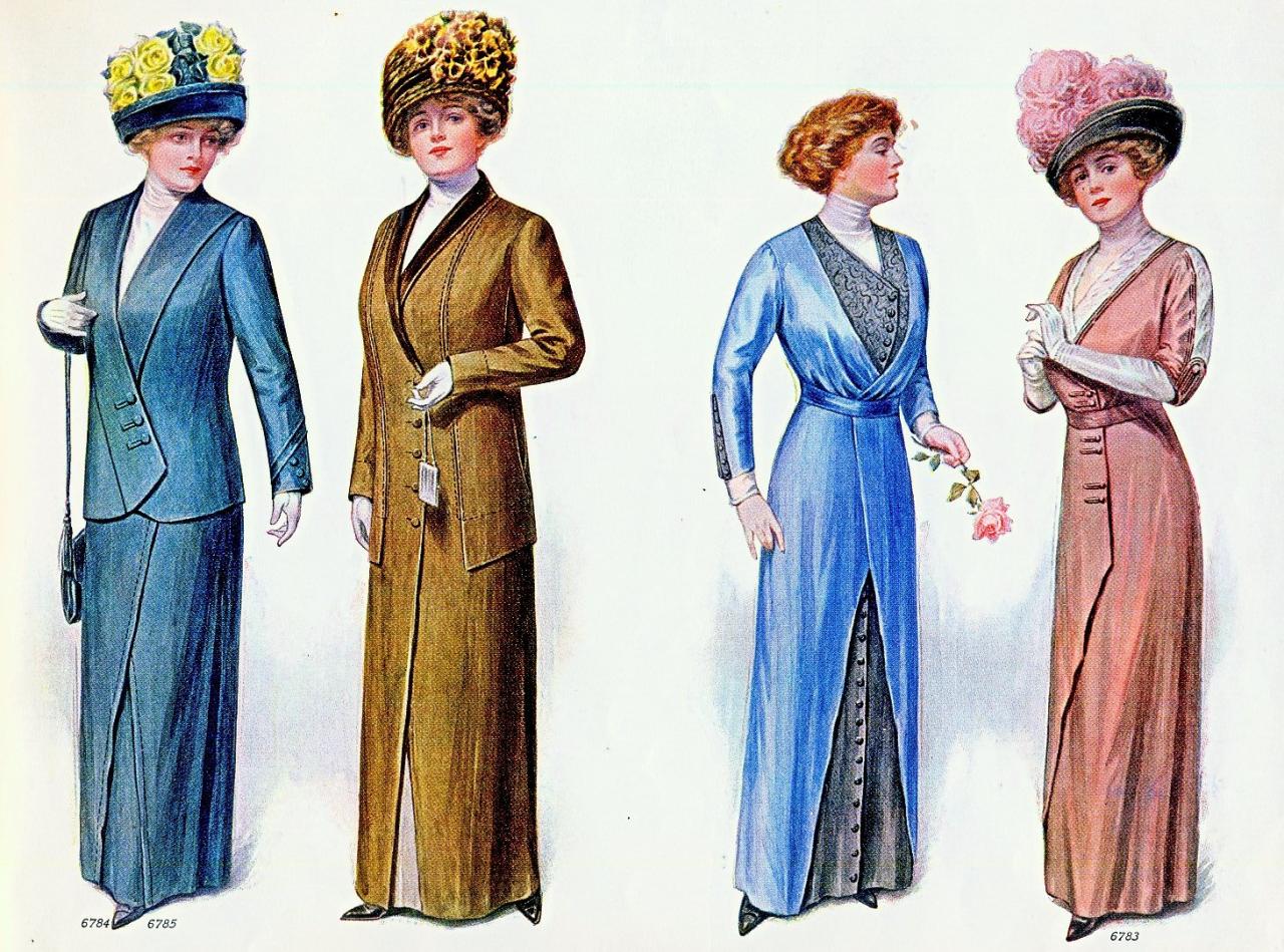 1912 Fashion: A Journey Through Style and Society