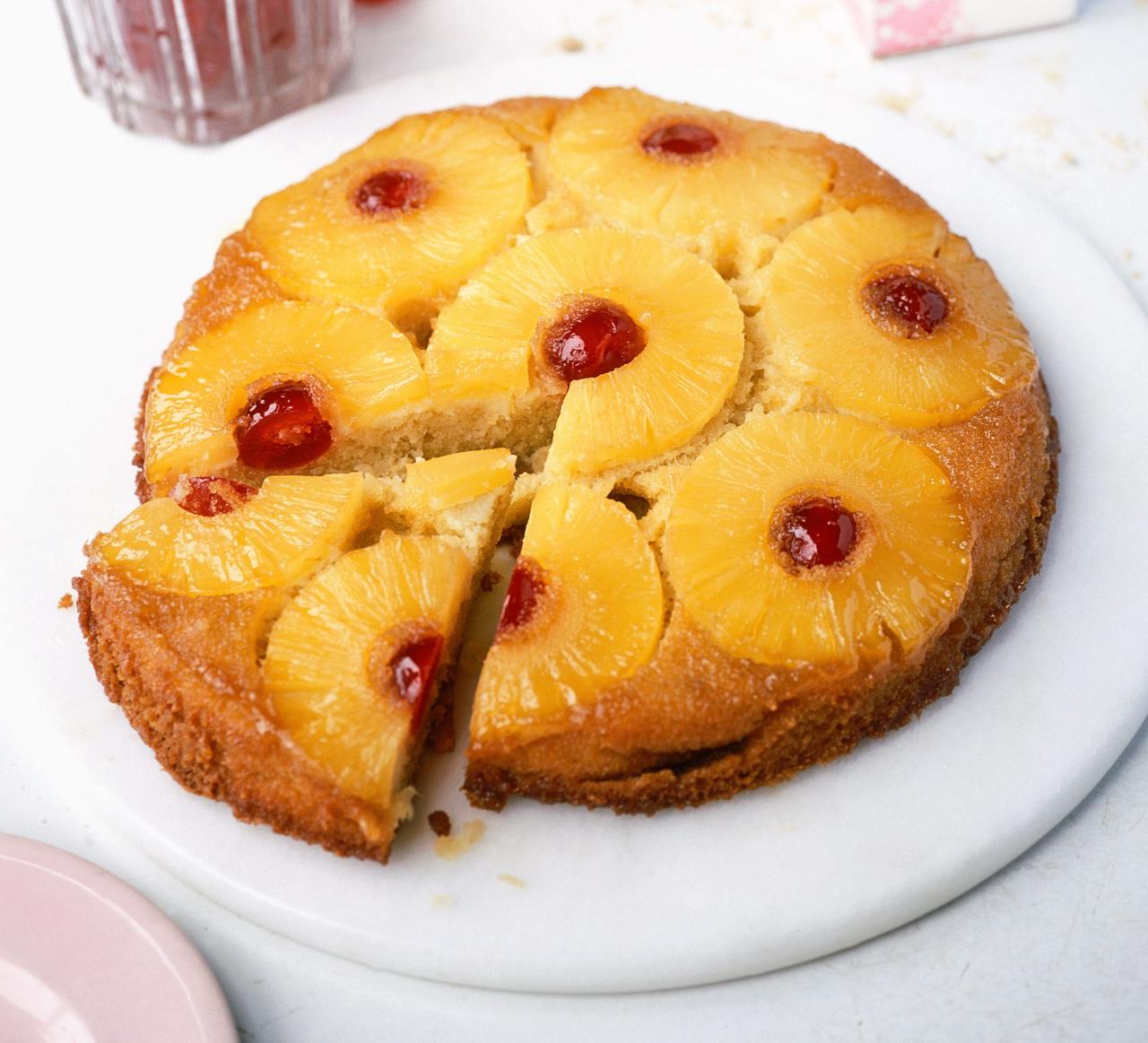 Pineapple upside down cake