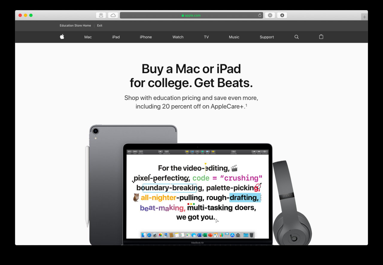 Apple educator discounts