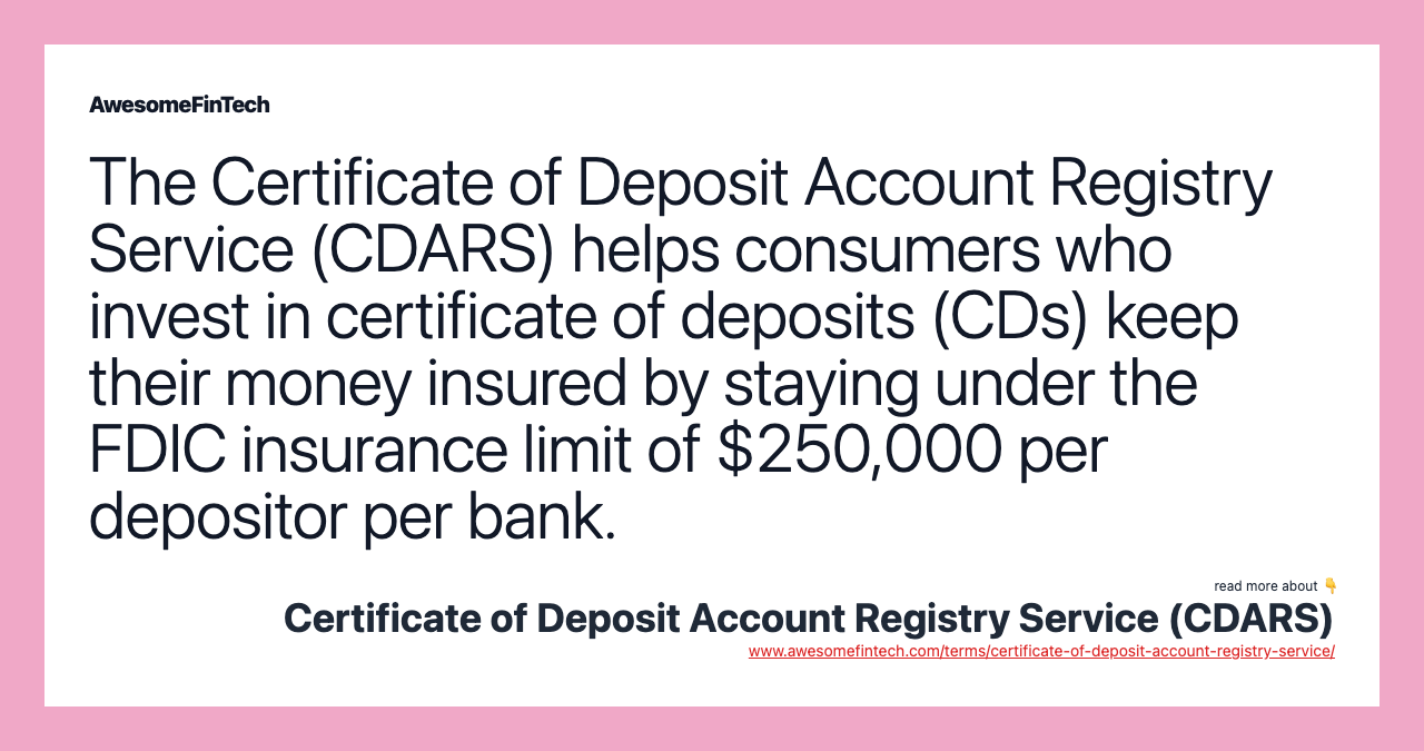 Fdic insurance limit